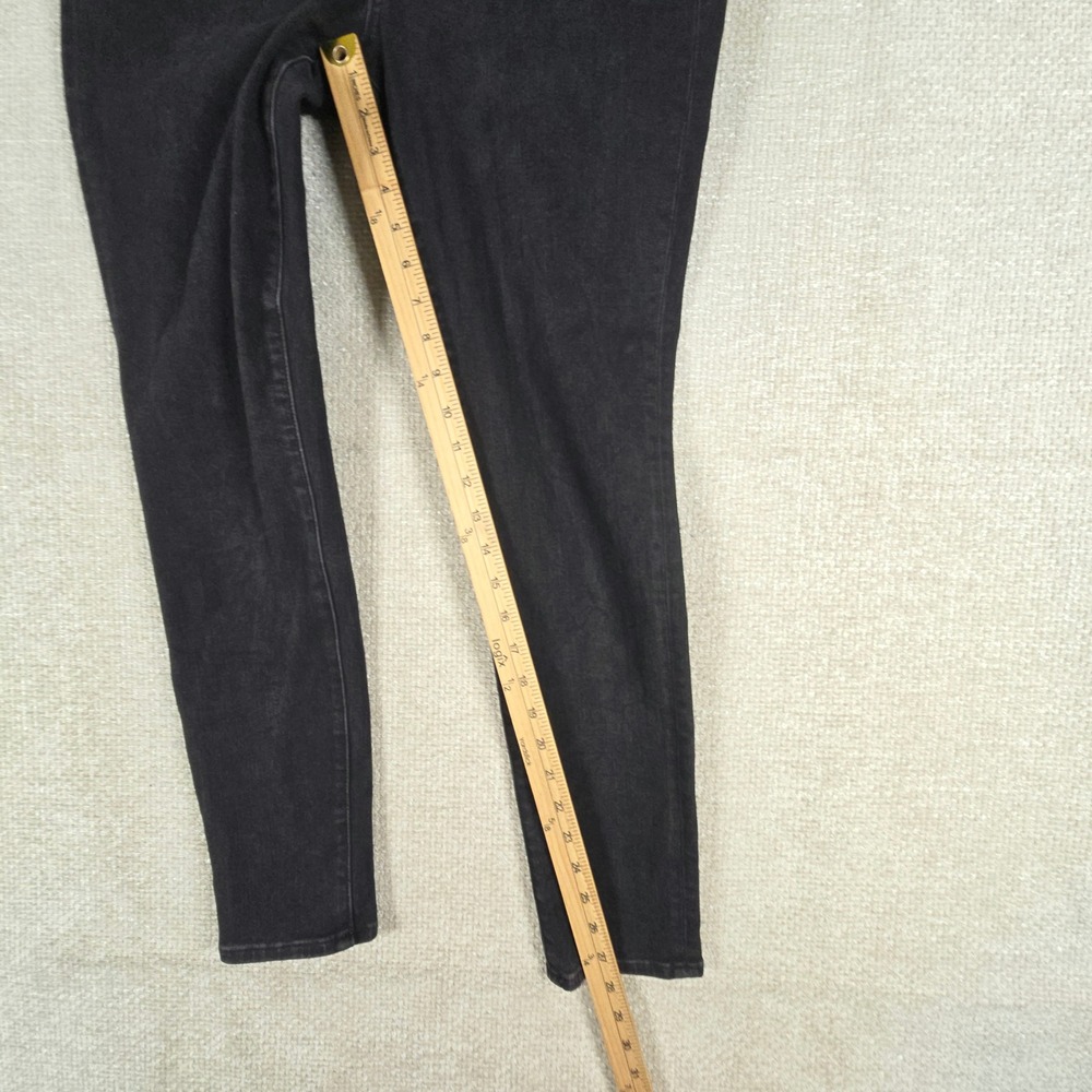 American Eagle Dream Stretch Skinny Jeans Womens 12 Regular Black High Rise - Picture 6 of 9